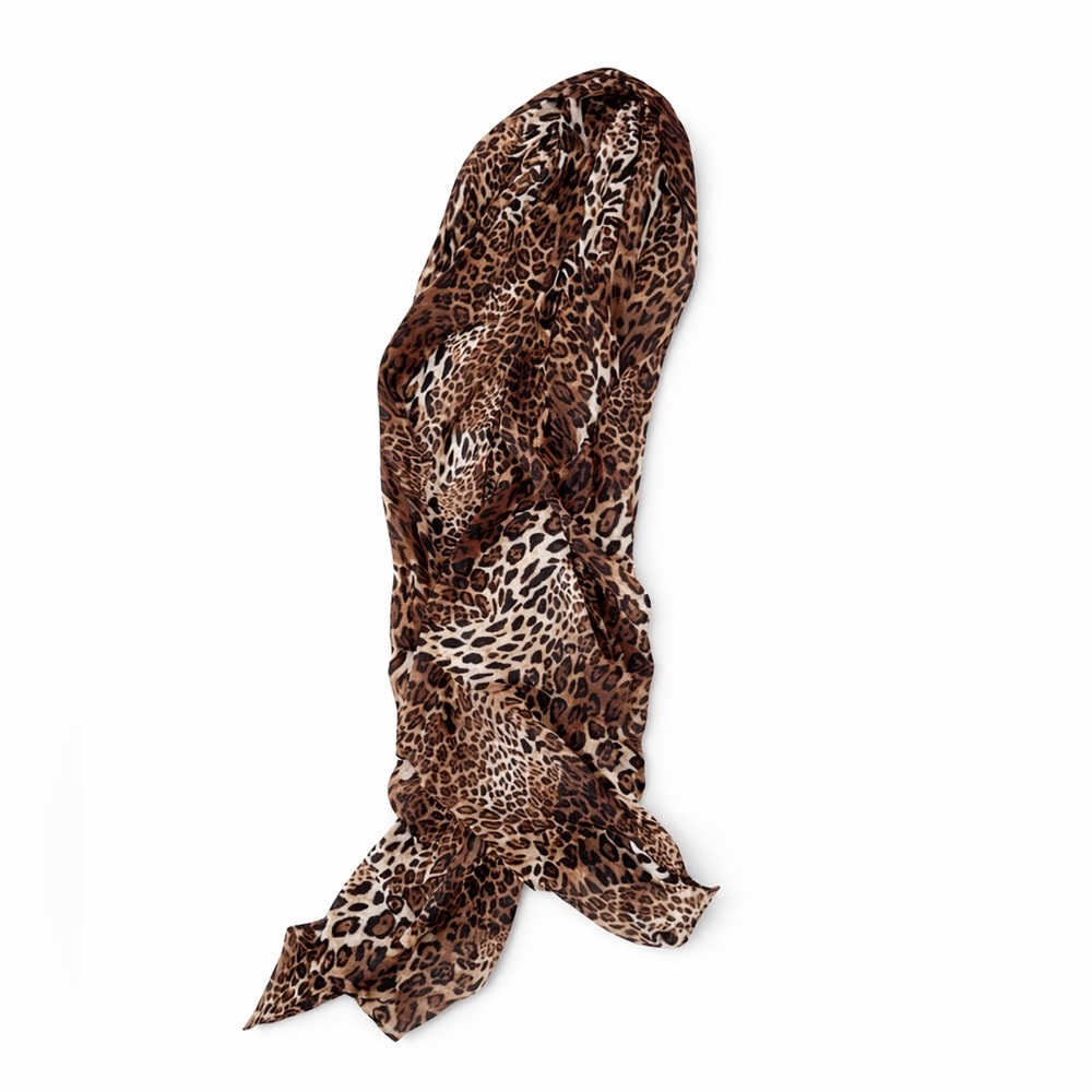 Chico’s Large Leopard Print Scarf